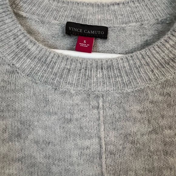 Vince Camuto Light Gray Crew Neck Sweater - Picture 4 of 4